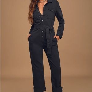 BOYISH Black Denim jumpsuit